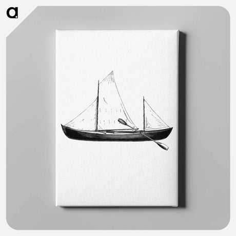 アートパネル-Nautilus Canoe, Voyage of the Paper Canoe
 - 大英図書館 Canvas.