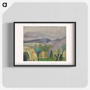 アートポスター-Grand Paysage Aux Arbres - アンリ マティス Poster.