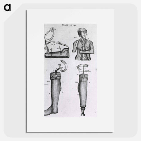 アートポスター-Arm Sling and Artificial Legs
 - 国立医学図書館 Poster.