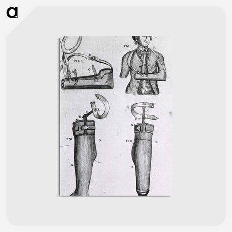アートポストカード-Arm Sling and Artificial Legs
 - 国立医学図書館 Postcard.