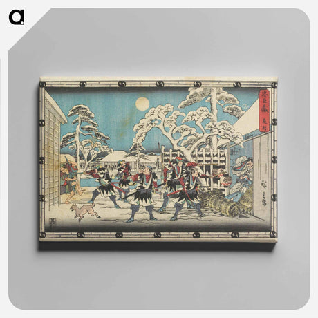 アートパネル-Night Attack
 - 歌川 広重 Canvas.