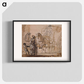 アートポスター-A Carriage and Pair, with Coachman
 - イェール大学アートギャラリー Poster.