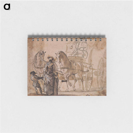 アートメモ帳-A Carriage and Pair, with Coachman
 - イェール大学アートギャラリー Memo.