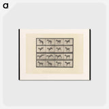 アートポストカード-Bucking Horse
 - エドワード マイブリッジ Postcard.