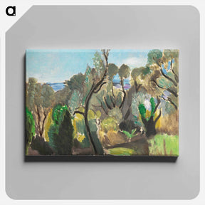 アートパネル-Paysage Aux Environs De Nice - アンリ マティス Canvas.
