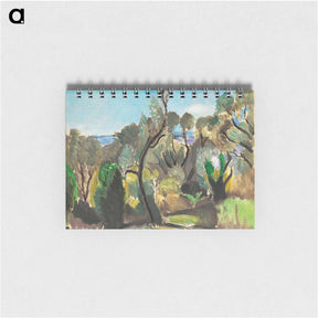 アートメモ帳-Paysage Aux Environs De Nice - アンリ マティス Memo.