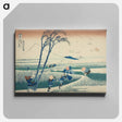 アートパネル-Hokusai's Thirty-six Views of Mount Fuji - 葛飾 北斎 Canvas.