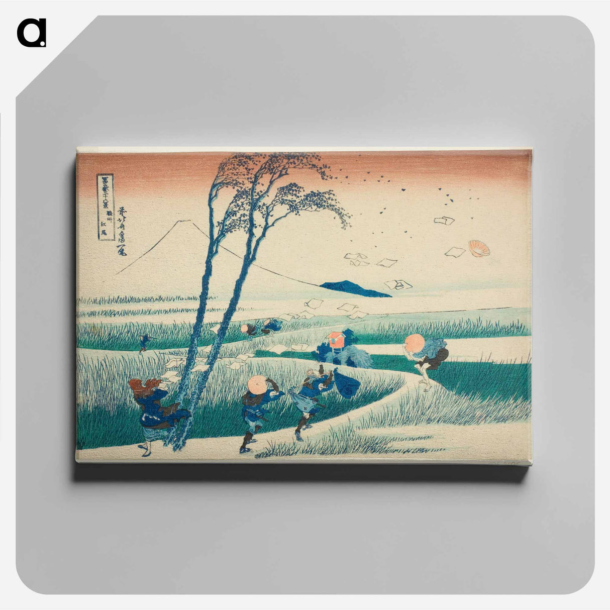 Hokusai's Thirty-six Views of Mount Fuji - Katsushika Hokusai Canvas.