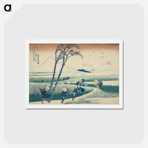 アートポストカード-Hokusai's Thirty-six Views of Mount Fuji - 葛飾 北斎 Postcard.