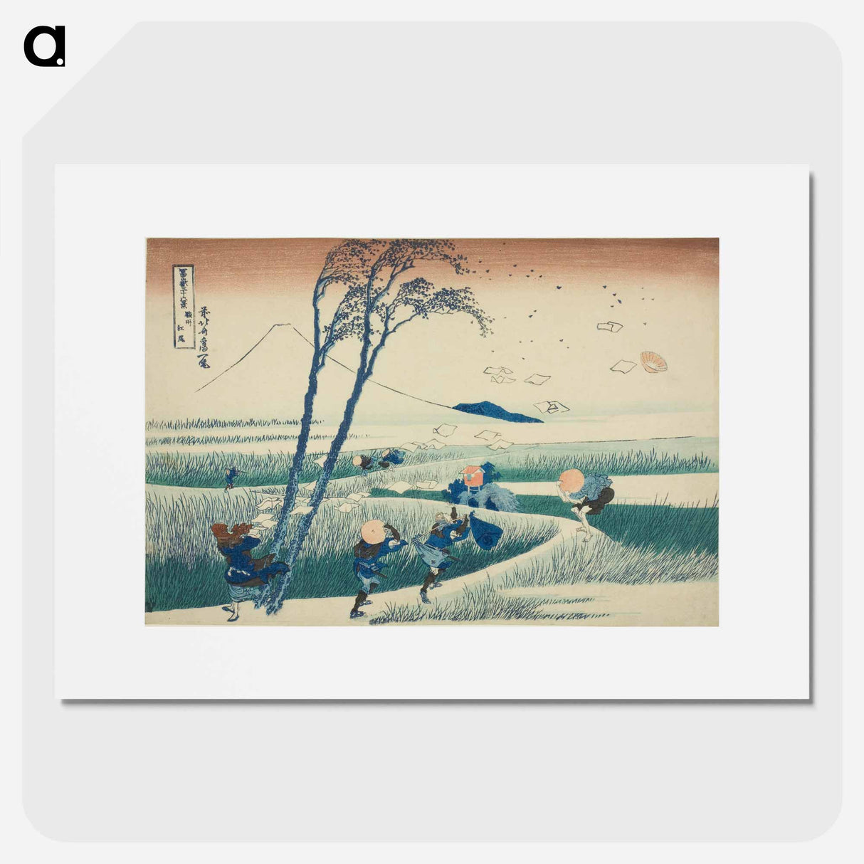 アートポスター-Hokusai's Thirty-six Views of Mount Fuji - 葛飾 北斎 Poster.