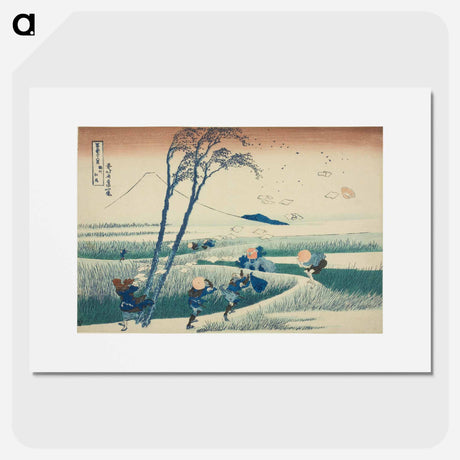 アートポスター-Hokusai's Thirty-six Views of Mount Fuji - 葛飾 北斎 Poster.