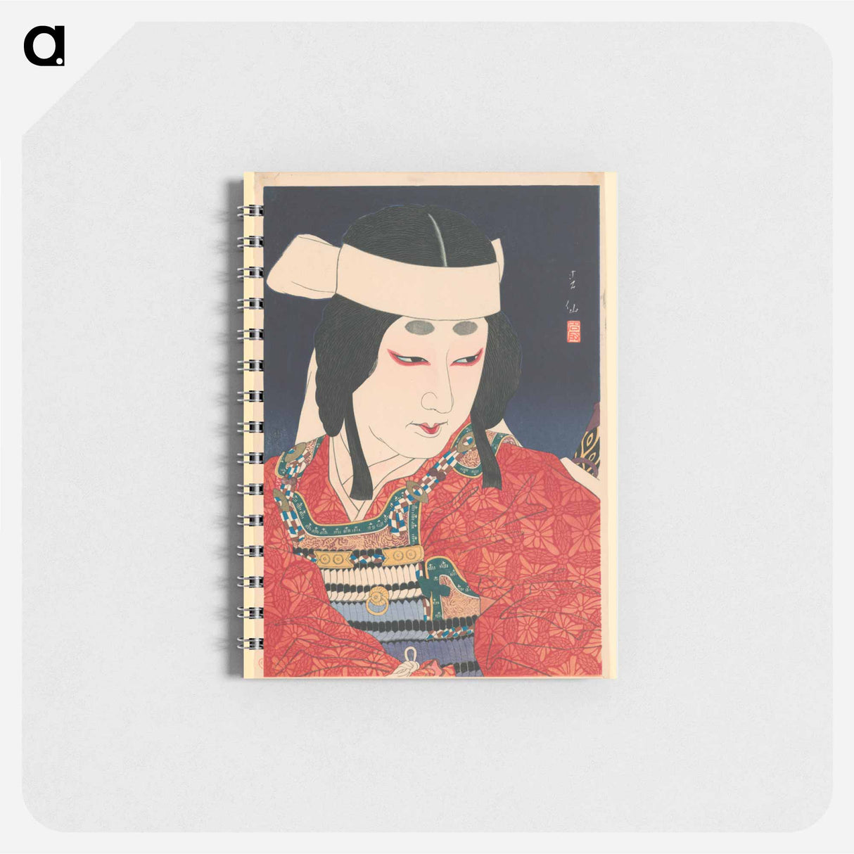 アートメモ帳-Nakamura Shikaku II as Lady Shizuka
 - セントルイス美術館 Memo.