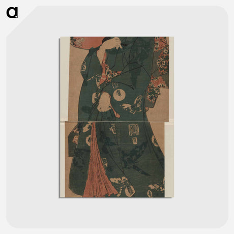 アートポストカード-Fujo Yamato Sugata
 - 歌川 国貞 Postcard.