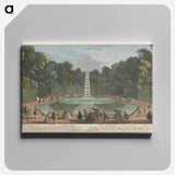 アートパネル-The Obelisk in the Garden at Versailles
 - イェール大学アートギャラリー Canvas.