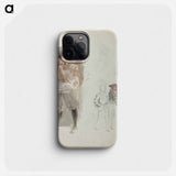 Mies 1600-luvun asussa ; kaksi miestä - アルバート エーデルフェルト Phone Case.
