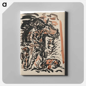 アートパネル-Hunter - アーノルド ピーター ワイズ クビンチャン Canvas.