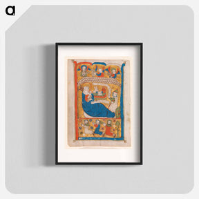 アートポスター-The Nativity with Joseph, Angels, and Worshippers
 - バーンズ・コレクション Poster.