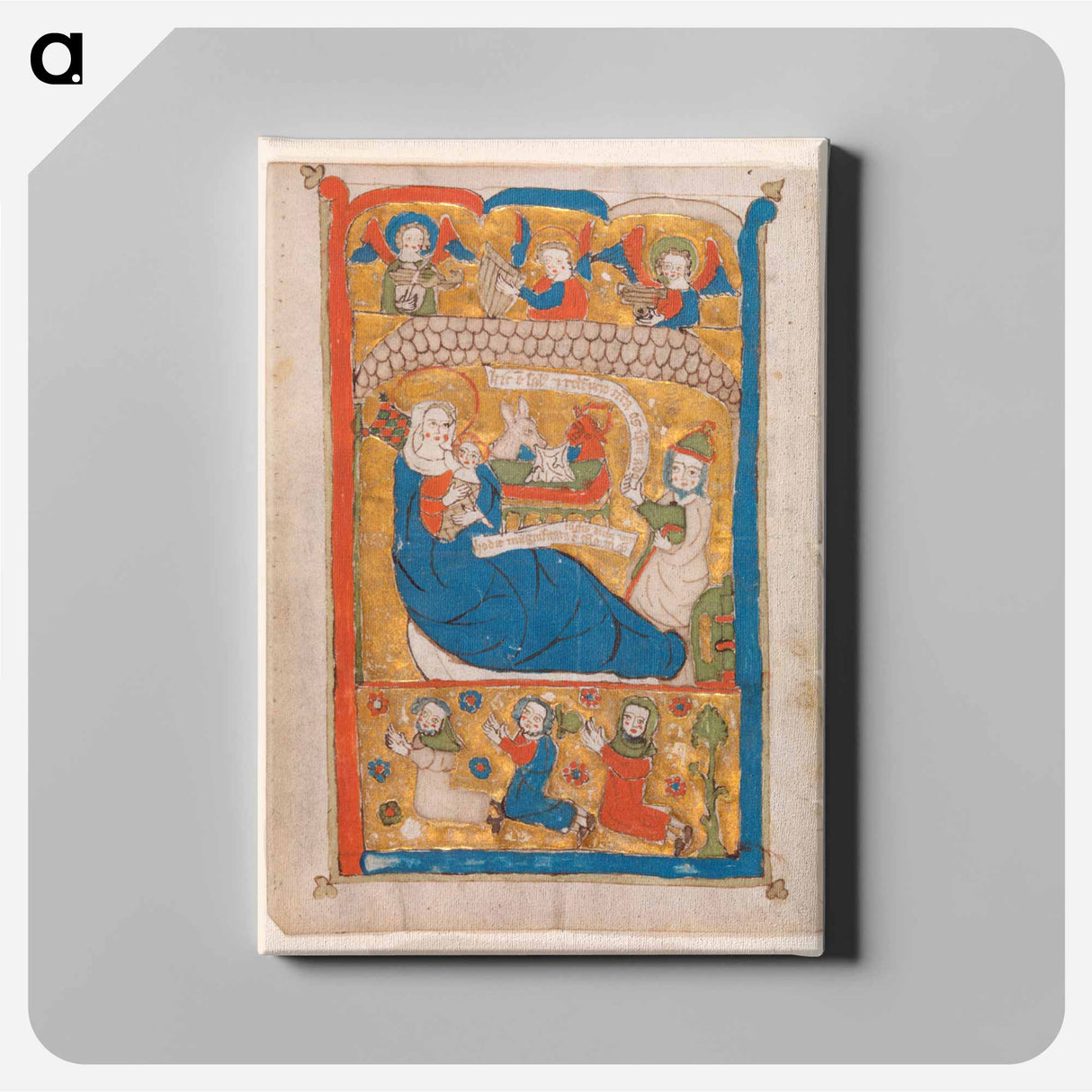 アートパネル-The Nativity with Joseph, Angels, and Worshippers
 - バーンズ・コレクション Canvas.