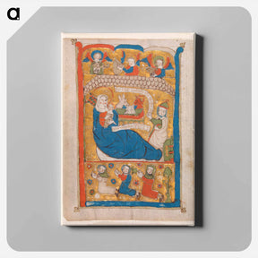 アートパネル-The Nativity with Joseph, Angels, and Worshippers
 - バーンズ・コレクション Canvas.