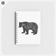アートメモ帳-Bear Engraving from The Polar Regions Of The Western Continent Explored
 - 大英図書館 Memo.
