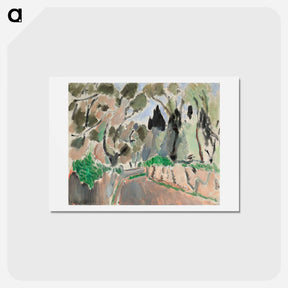 アートポストカード-La Route - アンリ マティス Postcard.