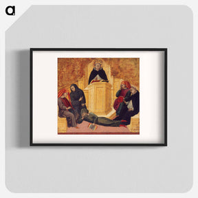 アートポスター-St. Thomas Aquinas Confounding Averroës
 - セントルイス美術館 Poster.