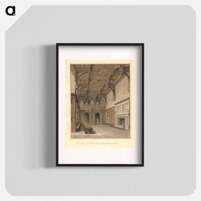 アートポスター-Interior View of the hall at Longleat; the Seat of the Marquis of Bath
 - イェール大学アートギャラリー Poster.