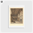 アートポストカード-Interior View of the hall at Longleat; the Seat of the Marquis of Bath
 - イェール大学アートギャラリー Postcard.