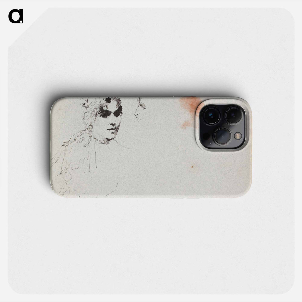Huivipäinen nainen, mahdollisesti espanjalainen - アルバート エーデルフェルト Phone Case.