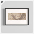 アートポスター-Hokusai's Ancient Plum Tree in Bloom - 葛飾 北斎 Poster.