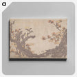アートパネル-Hokusai's Ancient Plum Tree in Bloom - 葛飾 北斎 Canvas.