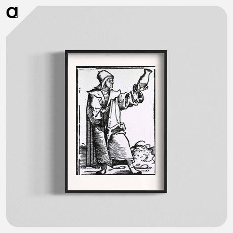 アートポスター-Physician Examining a Urine Flask
 - 国立医学図書館 Poster.