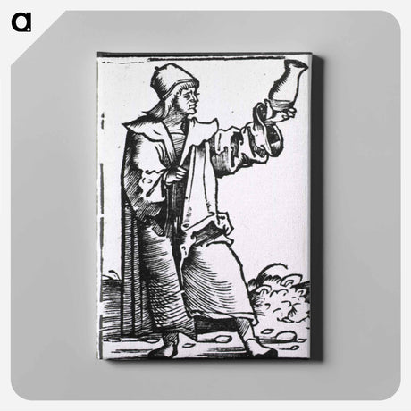アートパネル-Physician Examining a Urine Flask
 - 国立医学図書館 Canvas.