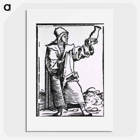 アートポスター-Physician Examining a Urine Flask
 - 国立医学図書館 Poster.