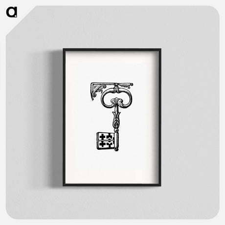 アートポスター-Victorian Key Engraving
 - 大英図書館 Poster.