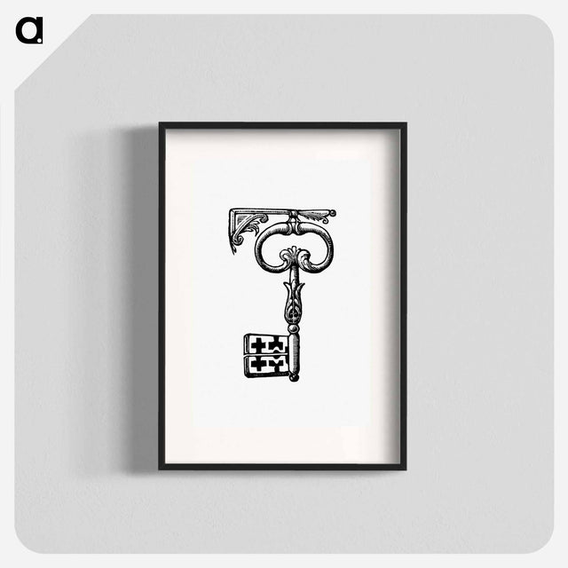 アートポスター-Victorian Key Engraving
 - 大英図書館 Poster.