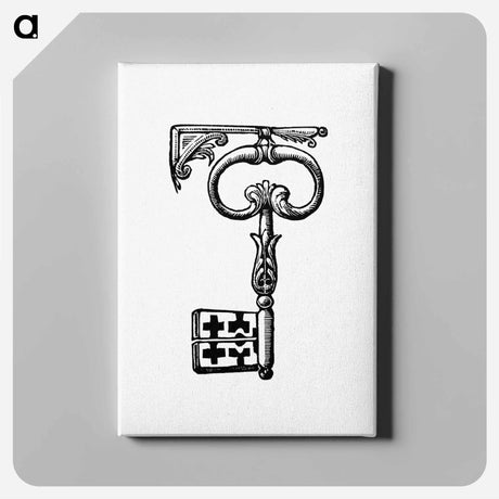 アートパネル-Victorian Key Engraving
 - 大英図書館 Canvas.