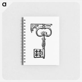 アートメモ帳-Victorian Key Engraving
 - 大英図書館 Memo.