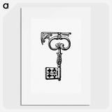 アートポスター-Victorian Key Engraving
 - 大英図書館 Poster.