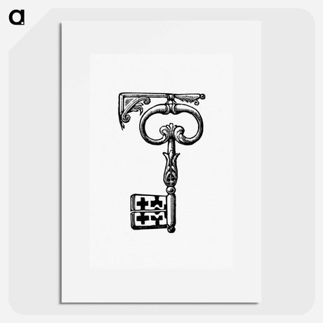 アートポスター-Victorian Key Engraving
 - 大英図書館 Poster.