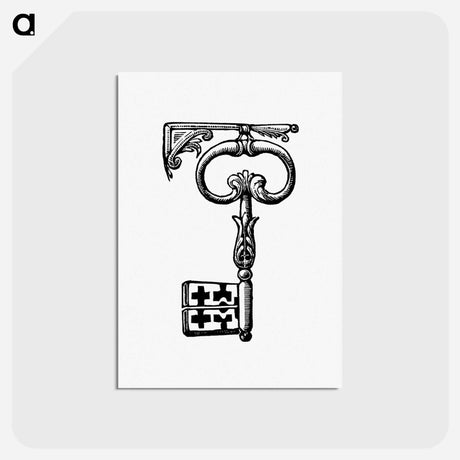 アートポストカード-Victorian Key Engraving
 - 大英図書館 Postcard.