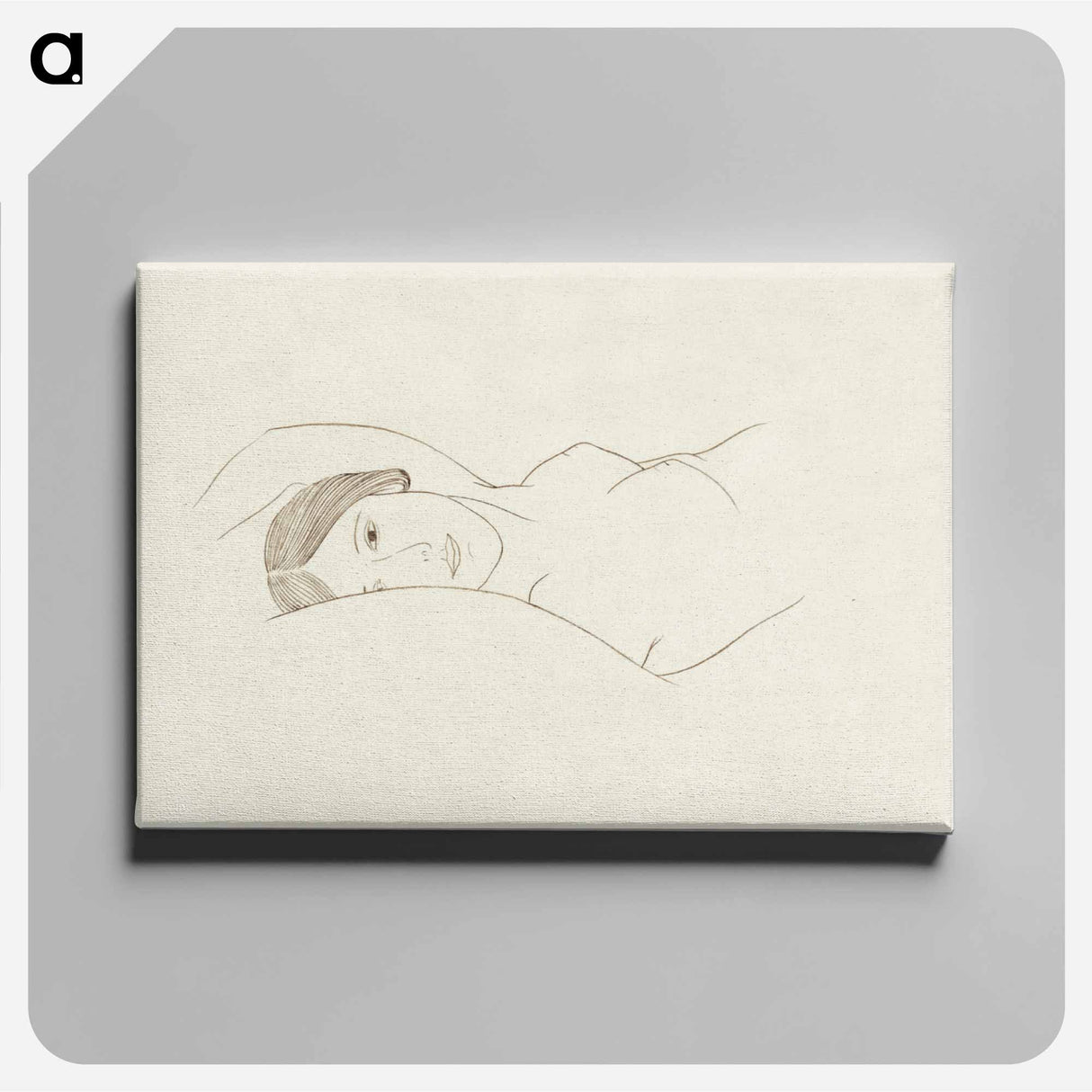 アートパネル-Reclining Nude Woman
 - クリーブランド美術館 Canvas.
