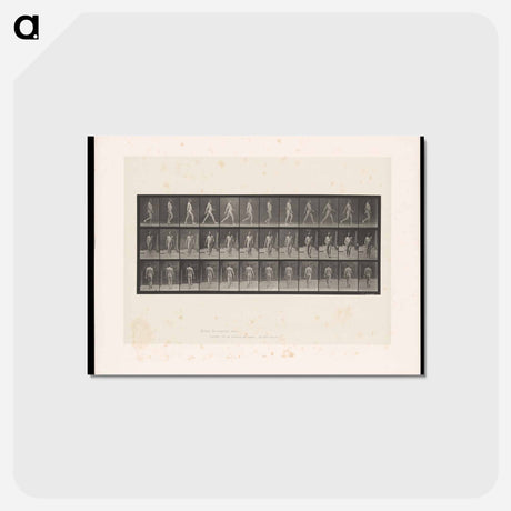 アートポストカード-Naked Man Walking
 - エドワード マイブリッジ Postcard.