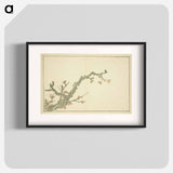 Hokusai's Blooming Plum Tree - 葛飾 北斎 Poster.