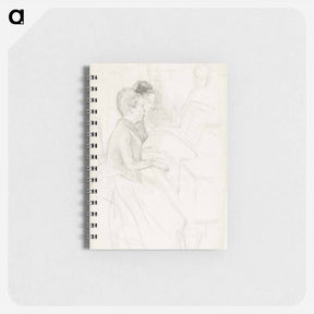 アートメモ帳-Kaksi tyttöä pianon ääressä - アルバート エーデルフェルト Memo.