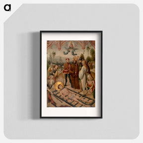 アートポスター-Martyrdom of Saint Lawrence
 - バーンズ・コレクション Poster.