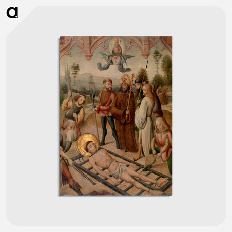 アートポストカード-Martyrdom of Saint Lawrence
 - バーンズ・コレクション Postcard.