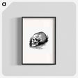 アートポスター-Victorian Skull Engraving
 - 大英図書館 Poster.