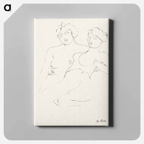 アートパネル-Two Figures
 - クリーブランド美術館 Canvas.