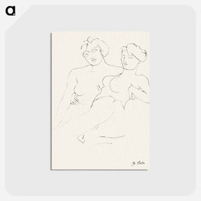 アートポストカード-Two Figures
 - クリーブランド美術館 Postcard.
